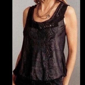 CAbi black illusion bejeweled #155